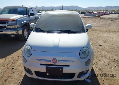 2012 Fiat 500 Sport from USA, damaged, VIN 3C3CFFBR4CT213197
